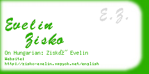 evelin zisko business card